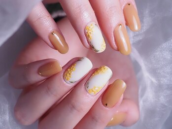 パズルリングネイル(Puzzle.ring Nail)/ミモザネイル