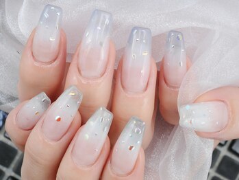 ネイルサロン べルフ(nail salon Verf)/クリアブルーマグネット♪