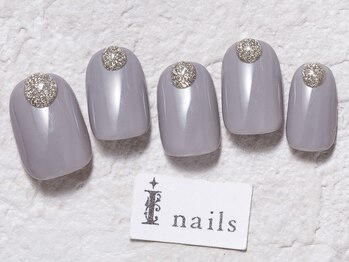 アイネイルズ 渋谷店(I nails)/ぷっくりフラッシュネイル¥8480