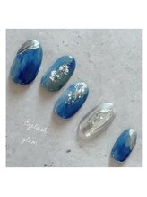 アイラッシュグラム(Eyelash glam)/ミラーデザインネイル