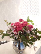 ロゼッタビューティー(Rosetta Beauty)/綺麗なお花がお出迎え