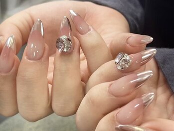 ヴィーナスネイル(Venus Nail)/持ち込みデザイン　長さだし