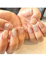 ハーティーネイル 自由が丘南口店(heartynail)/マグネット/ラメ/カラフル/春