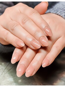 ヒットヘッドネイル(HIT HEAD NAIL)/シンプルネイル×ピンク