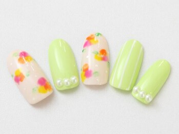 フラワーネイル￥9980