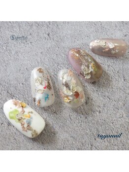 たゆ ネイル(たゆnail)/らくがきアートネイル