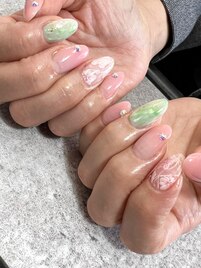 お花ネイル