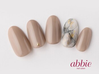 ネイルサロン アビー 宮益坂店(abbie)/モダン天然石 ¥11000
