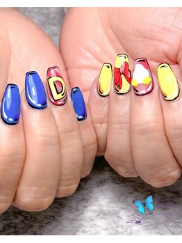 モルフォ 千駄ヶ谷(Morpho)/POPなコミックネイル♪