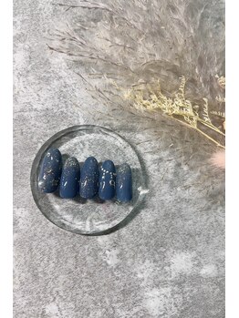 クリスマスキラキラネイル