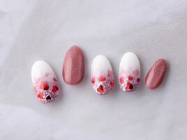 バレンタインネイル＊8,500円