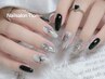 【Hand】チップスカルプ※持ち込みデザイン6本アート＆つけ放題 ¥12800
