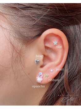 クリーム(Nail Atelier CREAM)/耳つぼジュエリー☆10粒