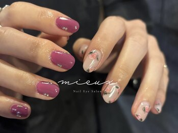 ミュー(mieux)/お花ネイル