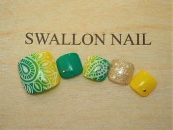 スワロンネイル(SWALLON NAIL)/フット定額デザイン