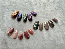 秋色ネイル☆