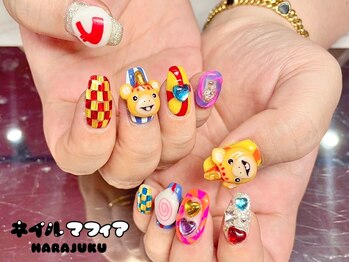 ネイルマフィア 原宿(NAIL MAFIA)/3Dネイル/キャラネイル