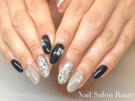 ツイードネイル【¥8800】