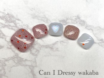 キャンアイドレッシー 若葉(Can I Dressy)/【フット定額ネイル　¥5390】