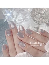 アンド ネイル リオ 川崎店(&NAIL. Rio)/水光ガラスマグネット