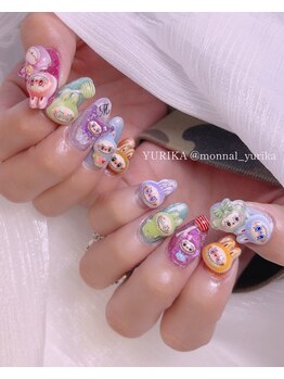 モナールアンド(MONNAL&)/LABUBUネイル☆