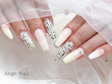 アンジェネイル(Ange nail)/ツイードネイル