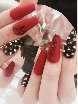 ネイルサロン ハナアオヤマ 梅田店(Nail Salon Hana Aoyama)/パロディネイル