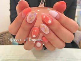バイカラー×ニュアンスシェル