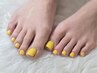 【店頭予約オフ無料】Footシンプル/ワンカラーorラメグラ【¥7000】