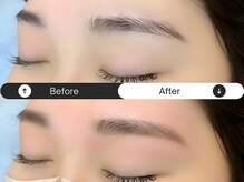 サインポスト ふじみ野店(sign post)/ふんわり平行美眉（黄金比4:1）