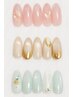 【ハンド定額】韓国っぽネイル☆定額コース《初回オフ込み》￥7500