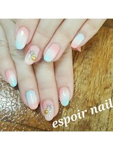 ネイルアンドアイラッシュサロン エスポアール(nail&eyelash salon espoir)/グラデーションネイル75分コース