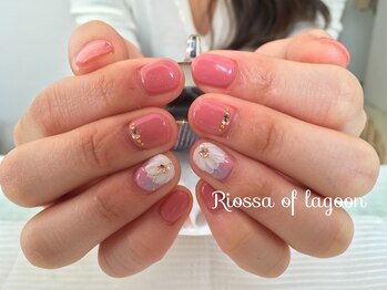 リオッサ オブ ラグーン(RIOSSA of Lagoon)/チークカラーとタイダイフラワー