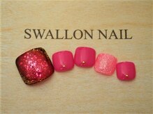 スワロンネイル(SWALLON NAIL)/フット定額デザイン
