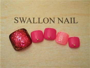 スワロンネイル(SWALLON NAIL)/フット定額デザイン
