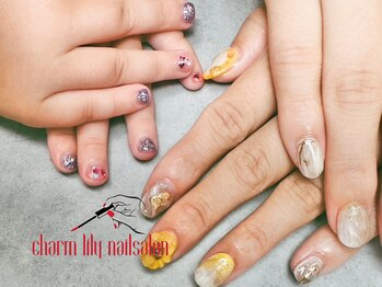 チャーム リリー(Charm lily)の写真/キッズネイル対応!!アットホーム空間でお好きなデザインを再現♪親子でジェルネイルをお楽しみください♪