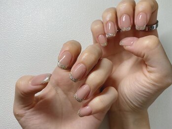 ビューティービースト フォー ネイルアンドアイラッシュ 松浜店(beauty:beast)/ラメフレンチ☆