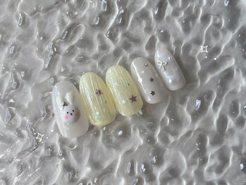 アントレッド(entraide)/うさぎとバカラネイル♪