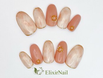 エリクサーネイル 神田(Elixir Nail)/シンプル/クーポン使用