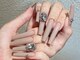 ミミ 上野店(MIMI)の写真/きゅんっとするほど可愛く、上品で艶感のある指先に◇ロング長さ出しワンカラー/ラメ/大きいパーツ2本◇