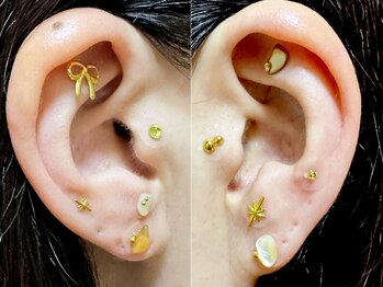 アンテサロン 関内店(Antesalon)/耳つぼジュエリーパーツ10個