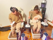 帷子 アールエムアンドディー 西八王子店(KATABIRA.R.M&D)/ペアで鉱石足湯。