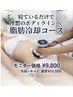 【平日16時までのご来店限定】冷却&キャビ痩身モニター価格￥9,800
