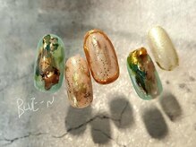 ブルーエヌ(BLUE N)/たらし込み×ミラーニュアンス