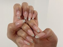 ククネイル(KuKunail)/ガラスフレンチ☆