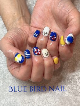 ブルーバードネイル(Blue bird nail)/キャラクターネイル