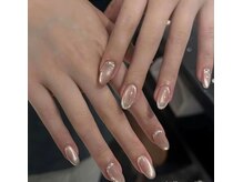 ヘブン ネイル 鶯谷(HEAVEN Nail)/ワンカラーキャatアイネイル