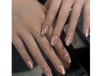 ヘブン ネイル 鶯谷(HEAVEN Nail)/ワンカラーキャatアイネイル