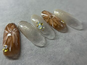 ネイルサロン マハロ(Nail salon MaHaLo)/5★4月マンスリーデザイン¥6950