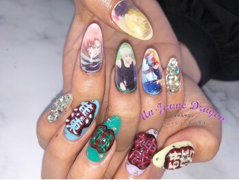 アン ジョーヌドラゴ/【ロングネイル】プリントネイル